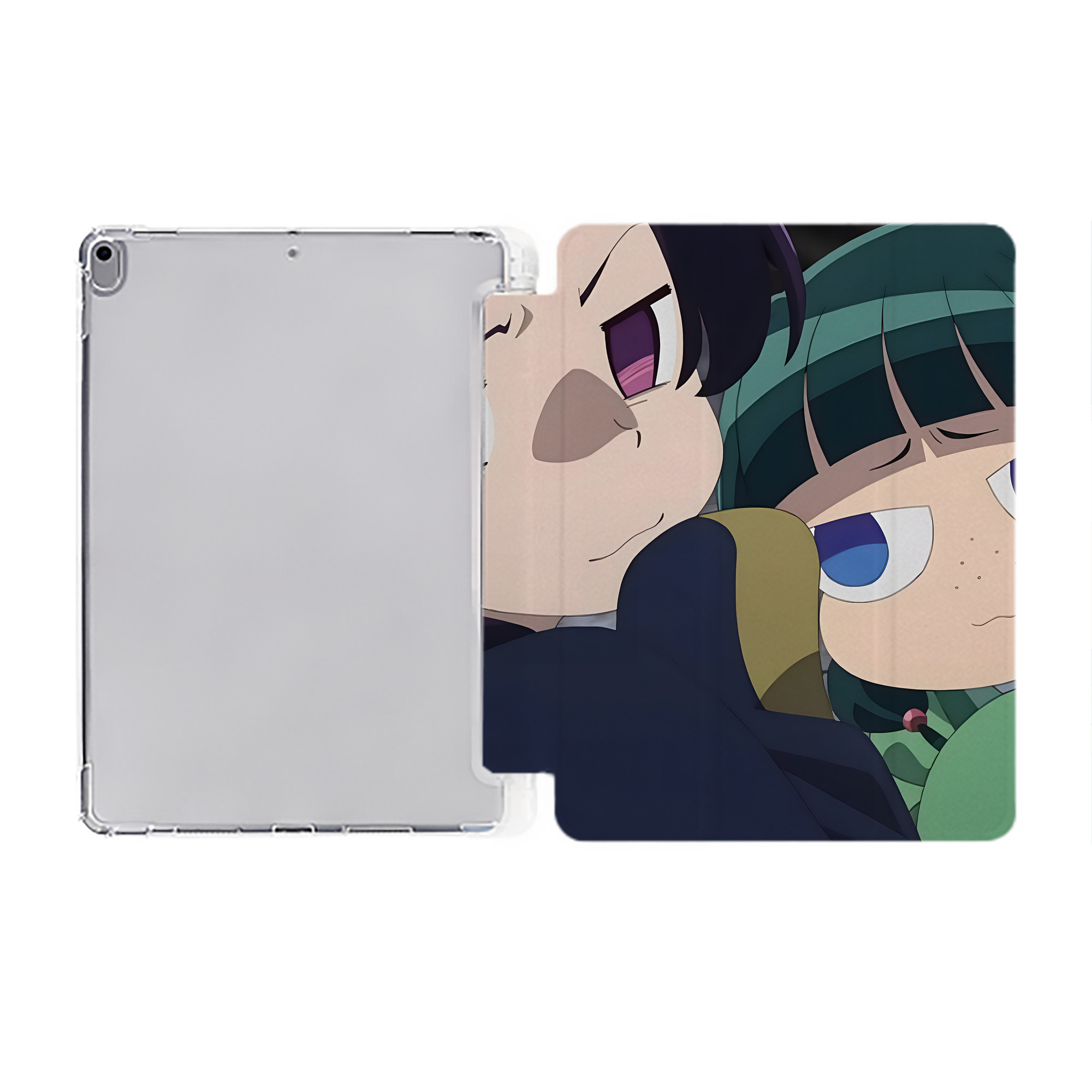 （画像用） 薬屋のひとりごと The Apothecary Diaries IPad ケース ペン収納付き 三つ折りスタンド PUレザー×シリコン 対応機種9.5/10.5/10.9インチ